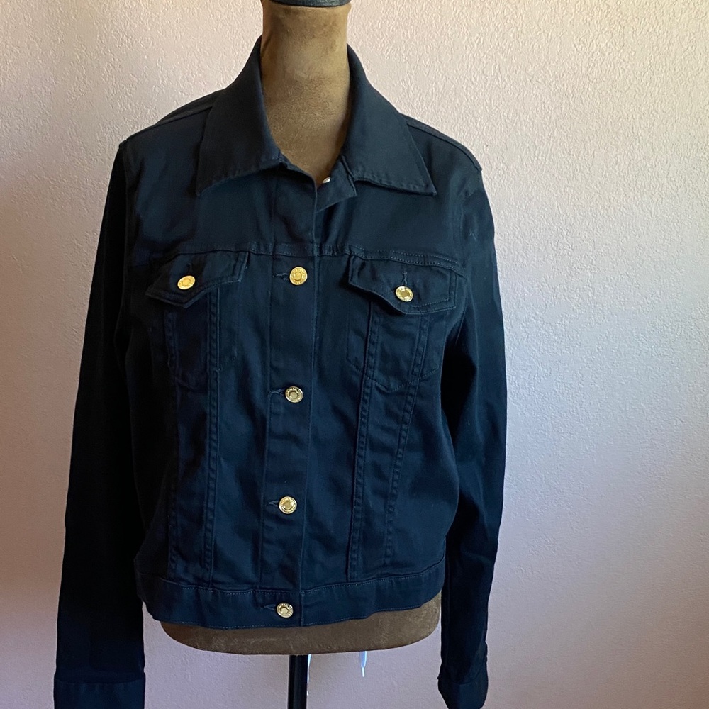 Michael Kors Black Jacket with Gold Buttons